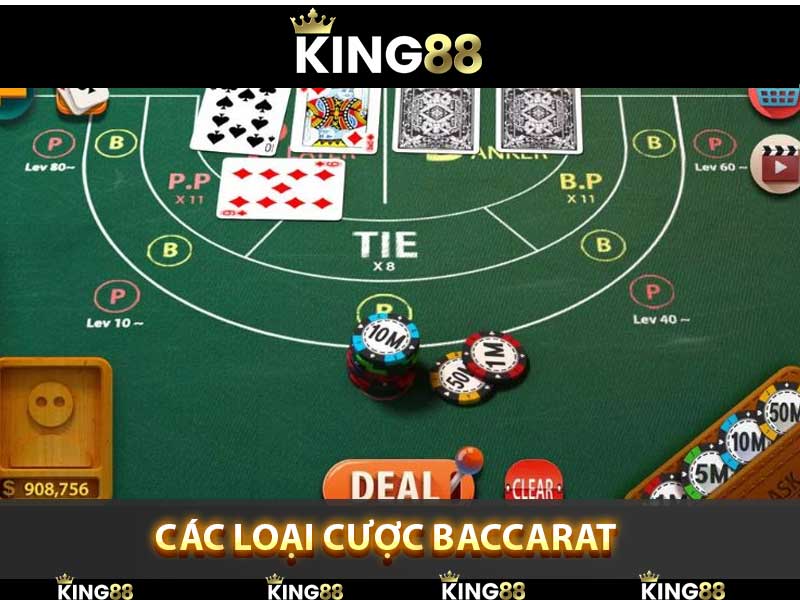 các loại cược baccarat